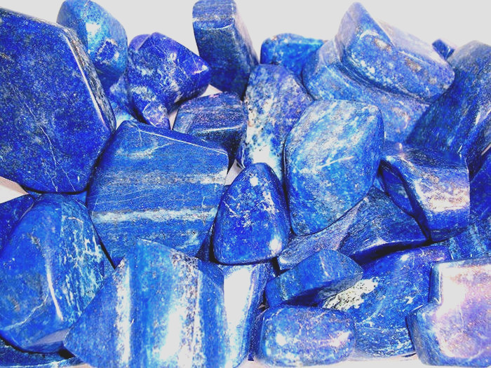 Lapis lazuli polished Afghanistan 1/2 pound lots 1-1 3/4 inch