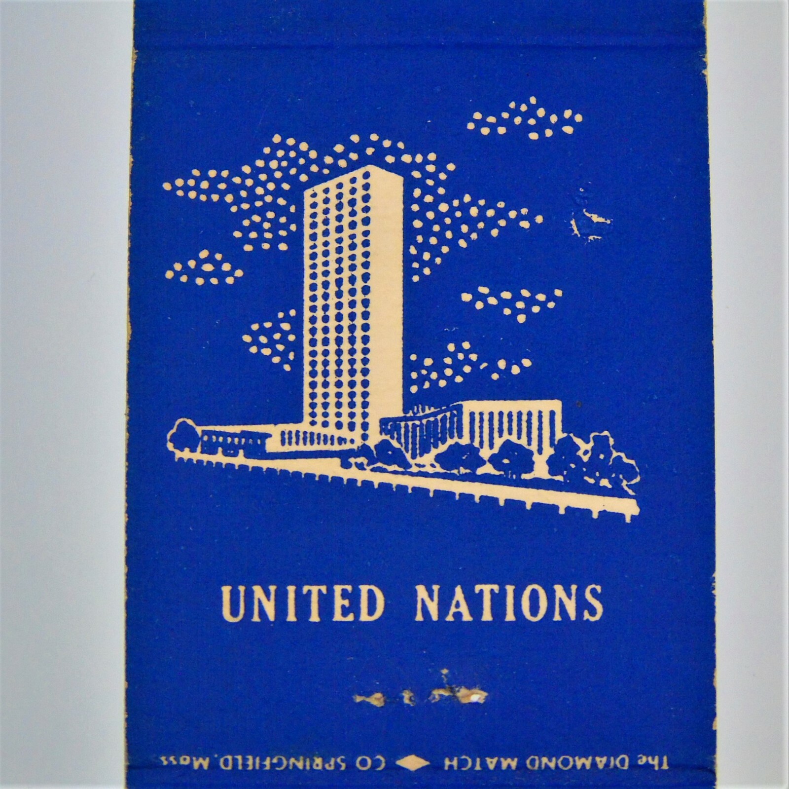 United Nations Delegates Dining Room Vintage Matchbook Cover
