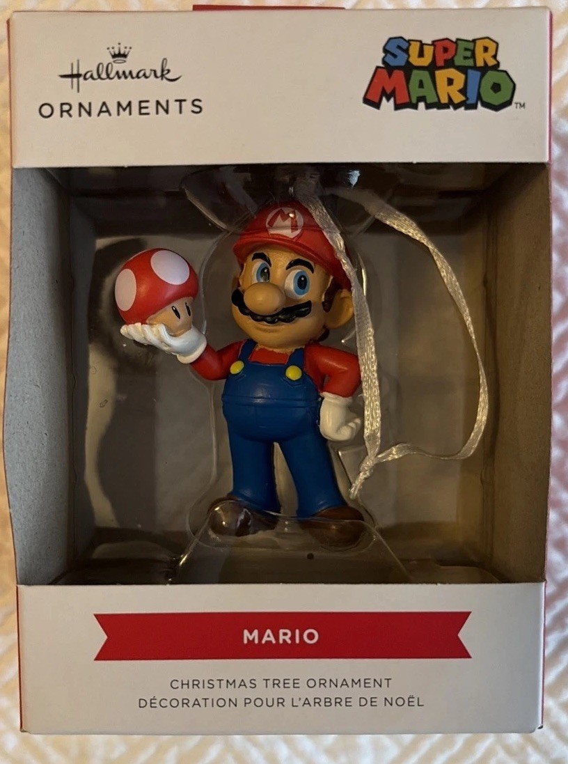 Hallmark Mario Super Mario Brothers Christmas Ornament Nintendo 2HCM9092