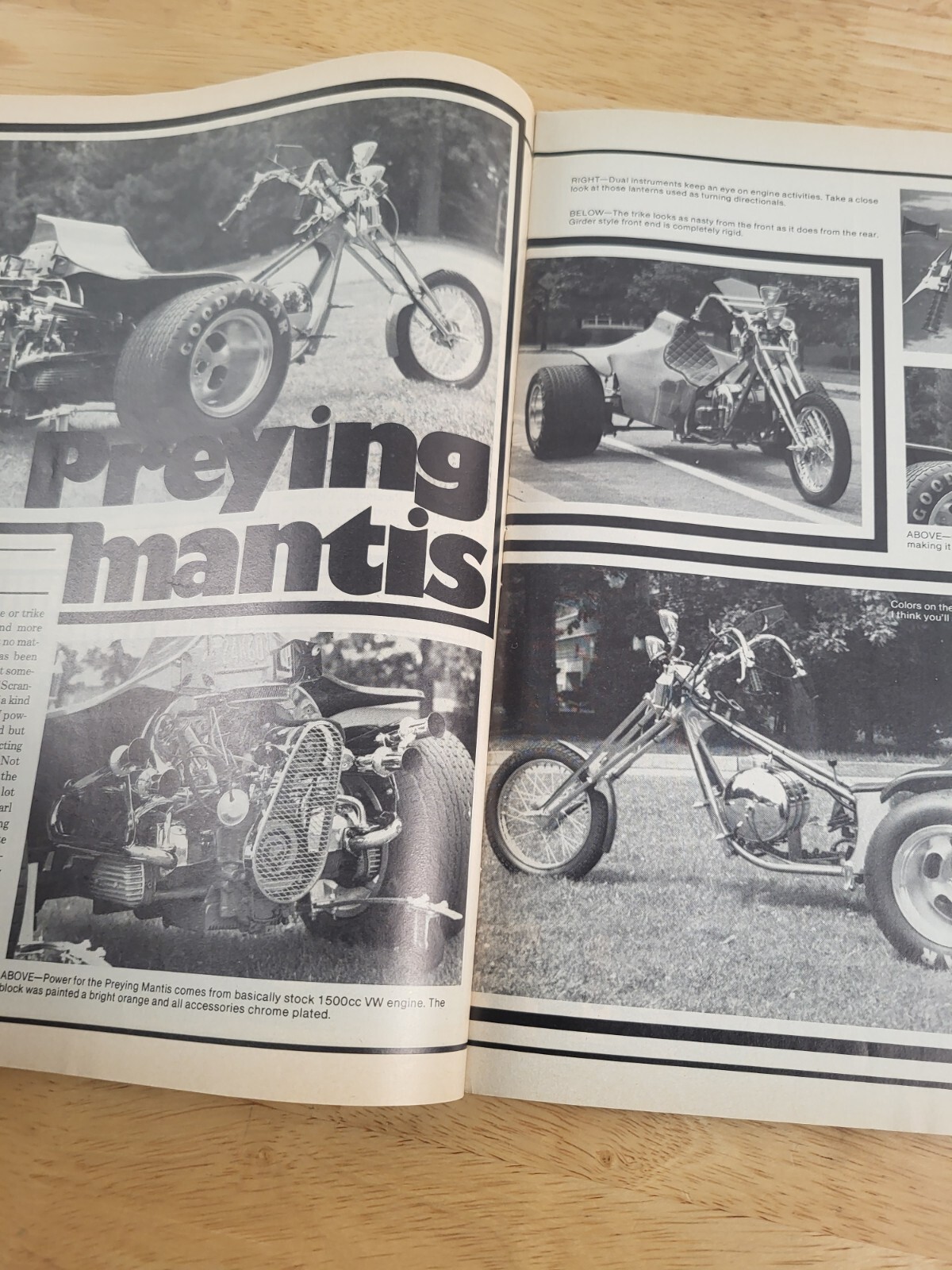 Street Chopper Custom Cycle August 1978 Vintage motorcycle magazine Biker
