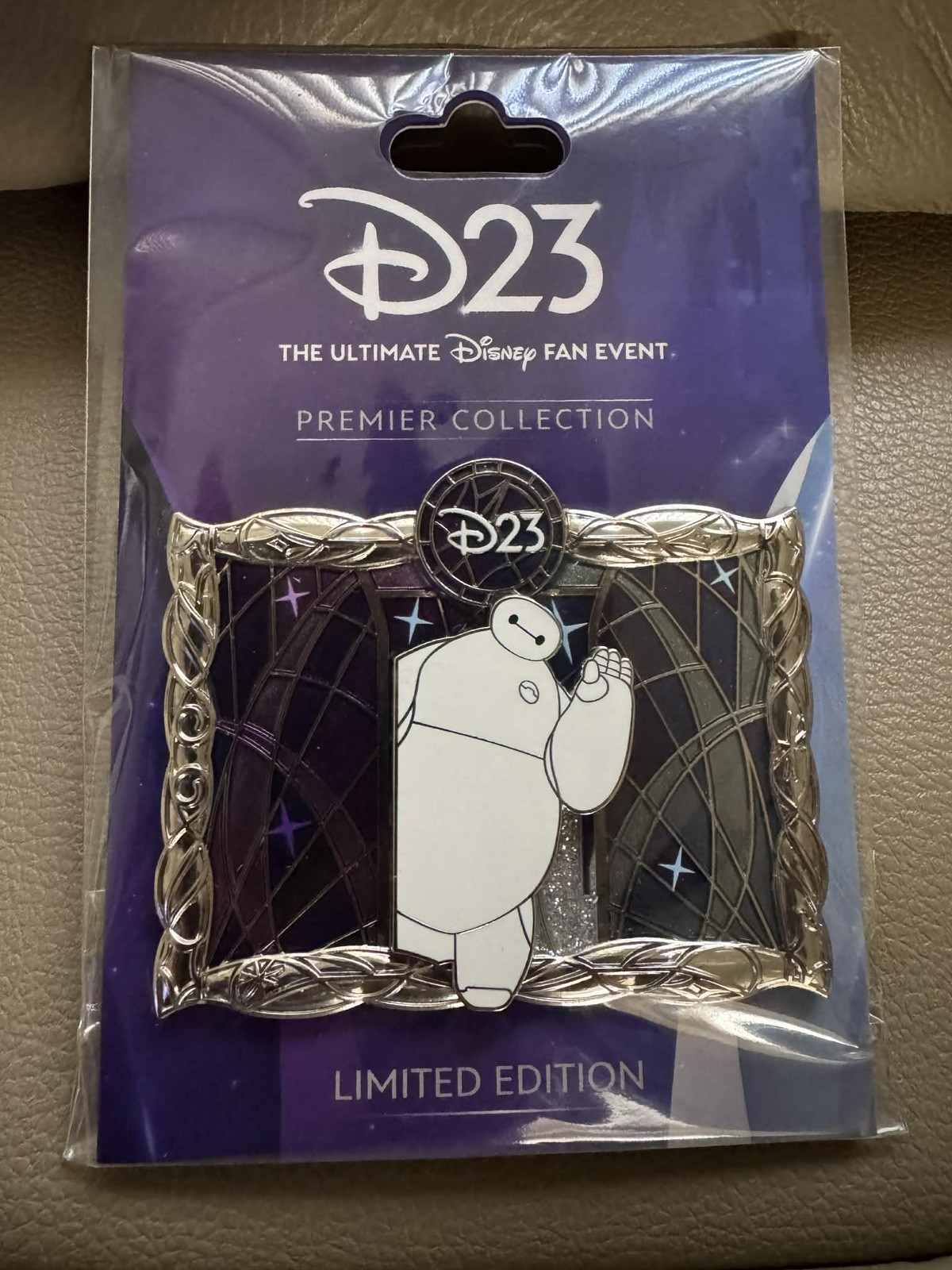 BAYMAX PIN 2026 D23 Disney Fan Event Premier Collection LE 1000 RSP In-Hand