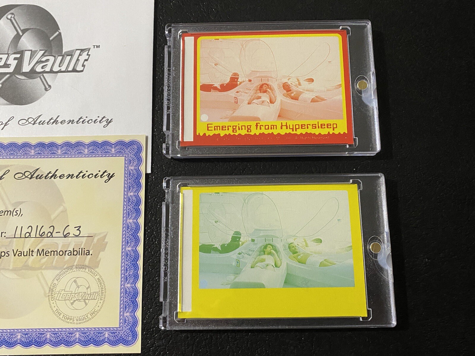 Alien 1979 Topps Vault Color Proof Set Rookie Card #6 Emerging From Hypersleep