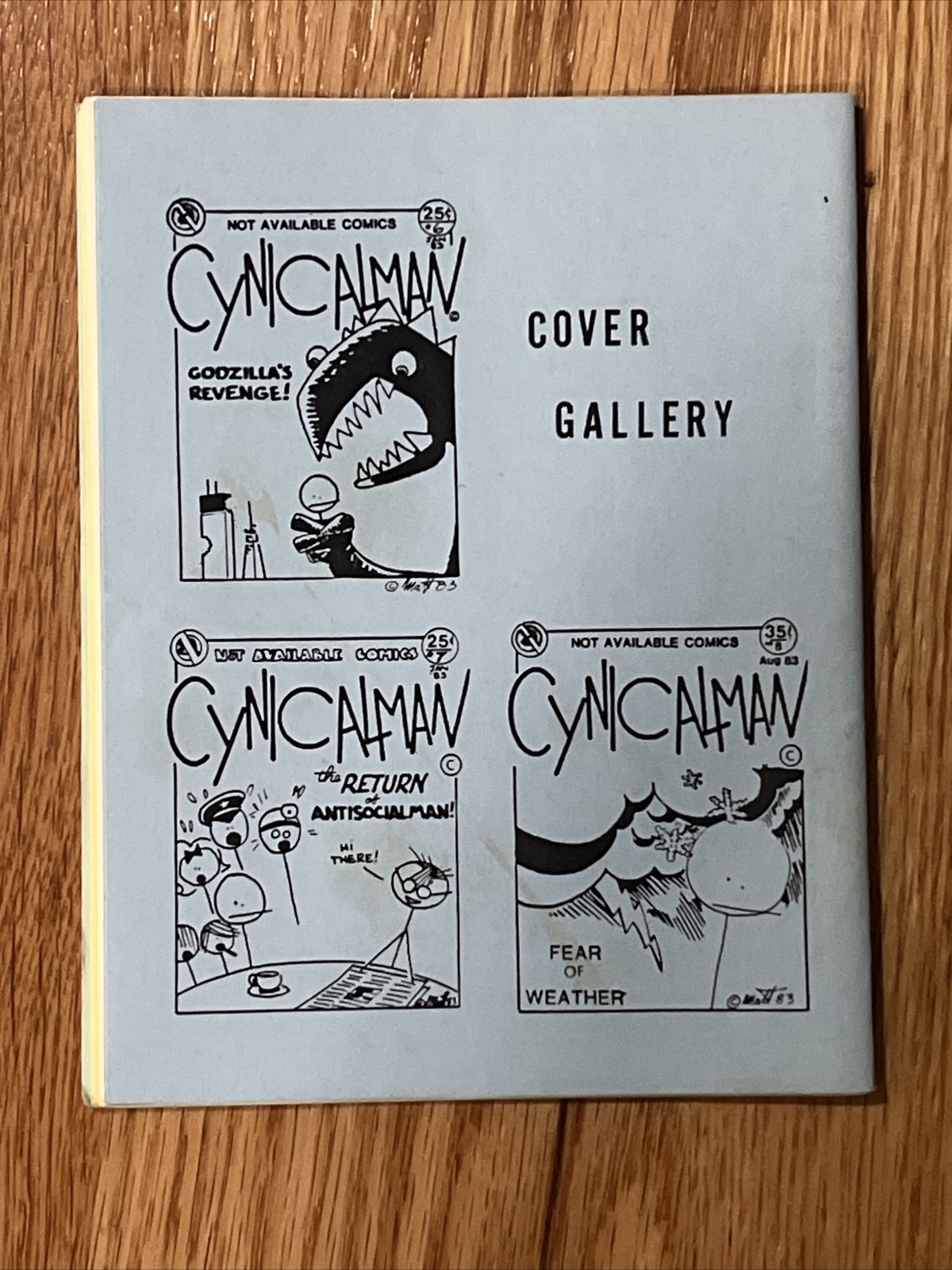 Not Available Comics King Size Annual 2 May 1984 Matt Feazell Minicomic