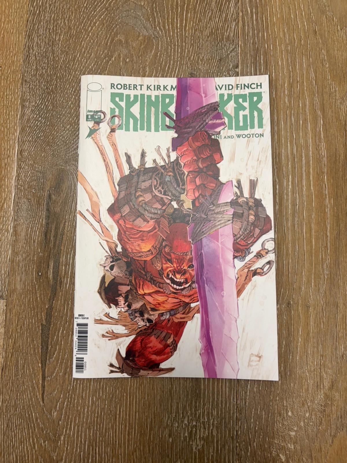 Skinbreaker #8 1:50 Incentive Cover Eric Canete Robert Kirkman David Finch