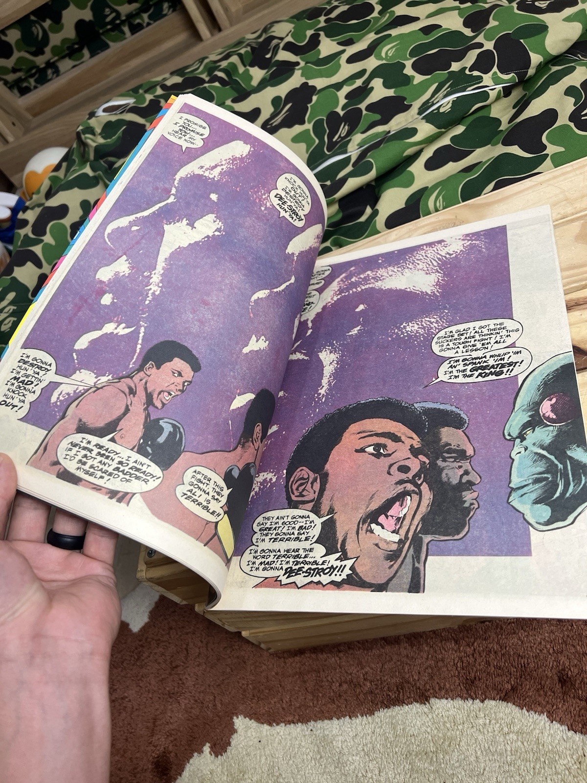 1978 SUPERMAN VS MUHAMMAD ALI OVERSIZED DC COMIC ORIGINAL PRINT MINT COPY CLEAN