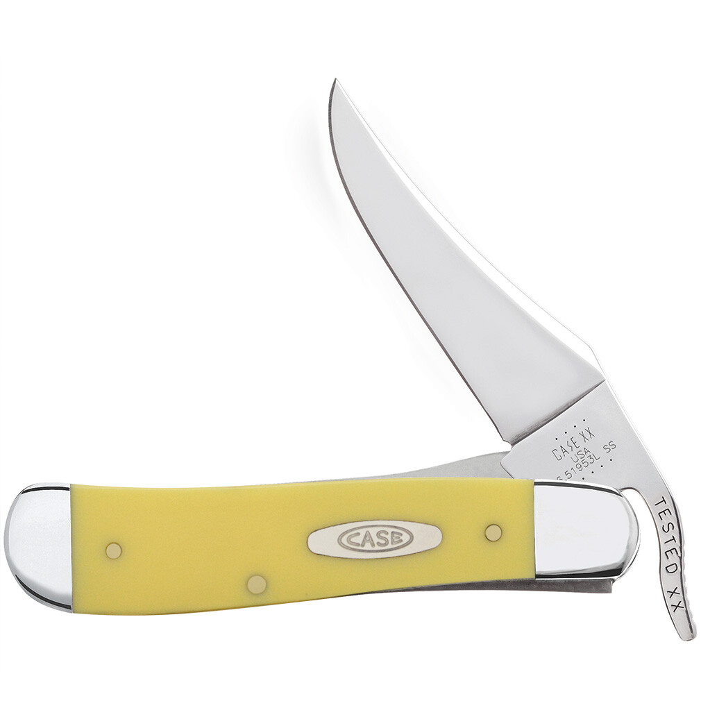 CASE XX KNIVES YELLOW SYNTHETIC SMOOTH RUSSLOCK (SS)