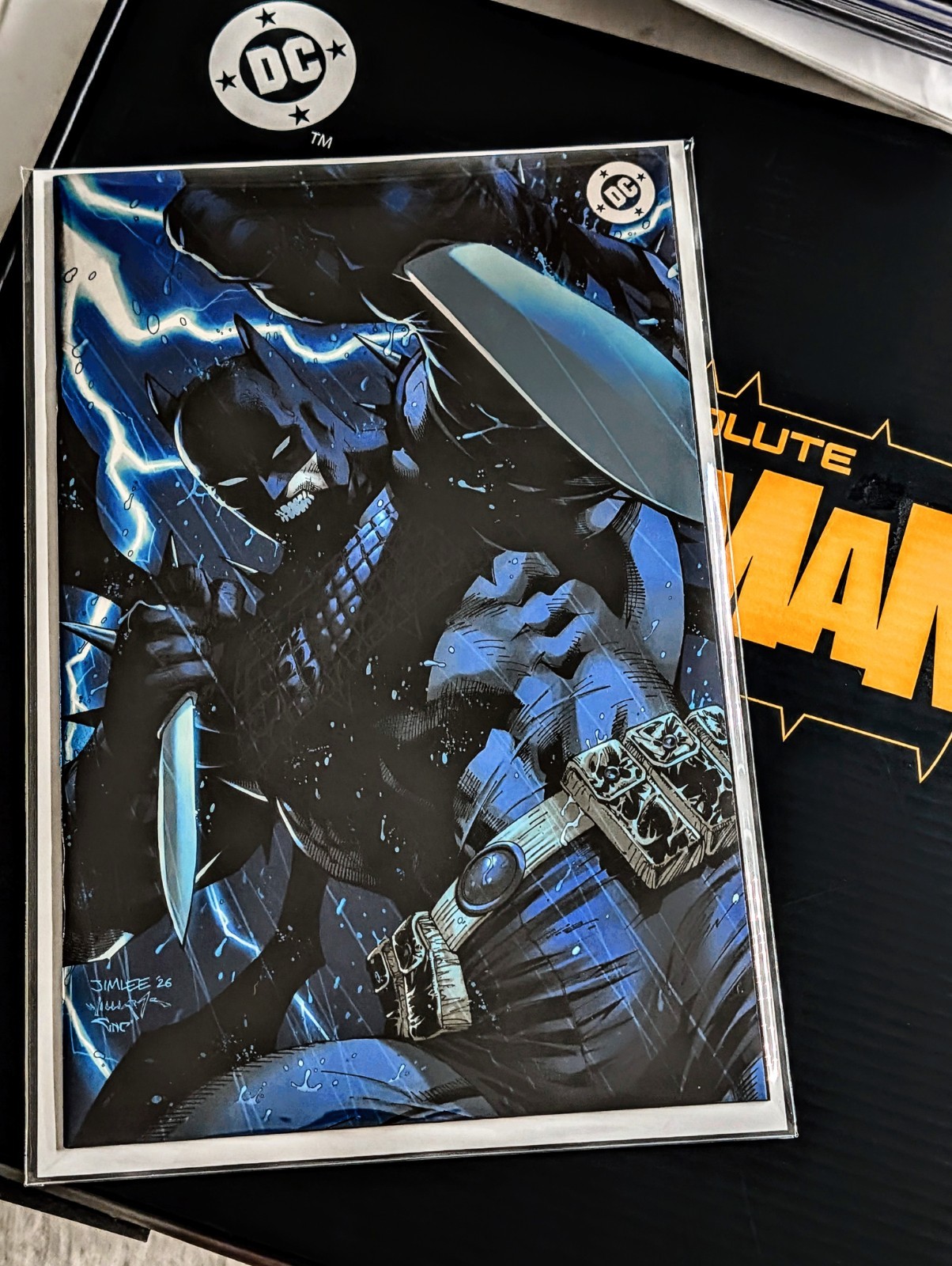 Absolute Batman 22 SDCC 2026 Jim Lee Exclusive. Virgin Foil Cover IN HAND .