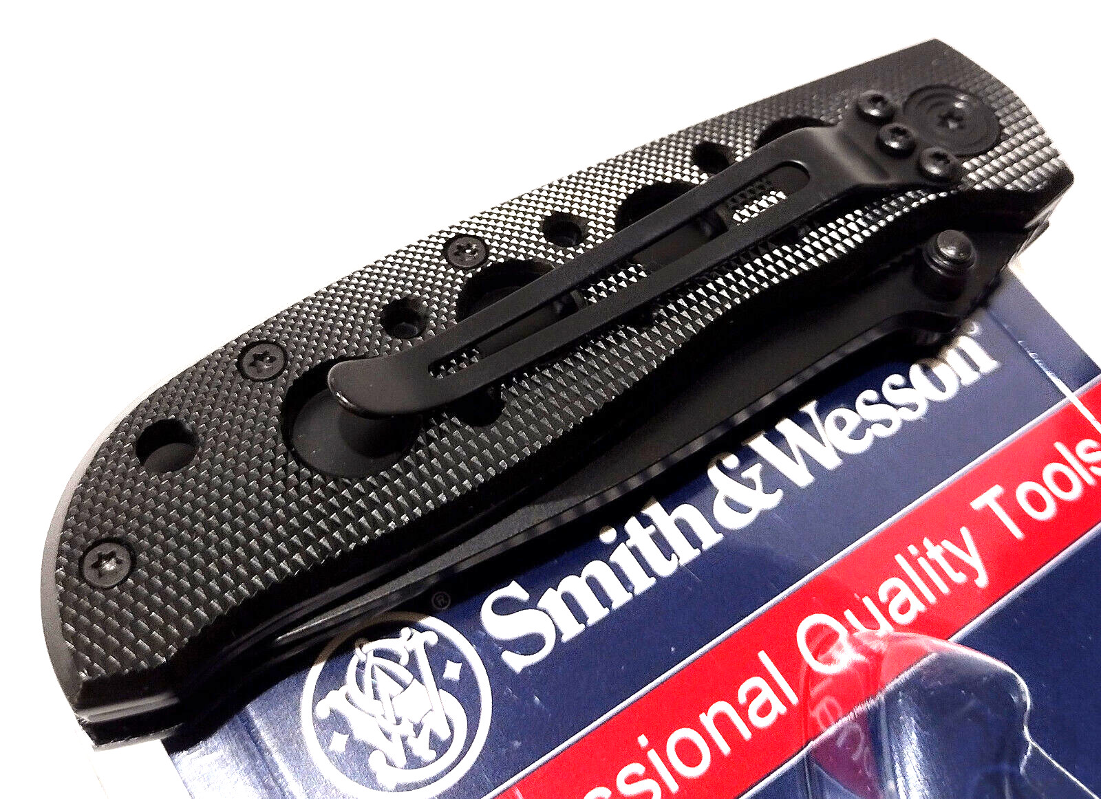 Smith & Wesson Extreme Ops Tanto Point Blade Linerlock Tactical Pocket Knife