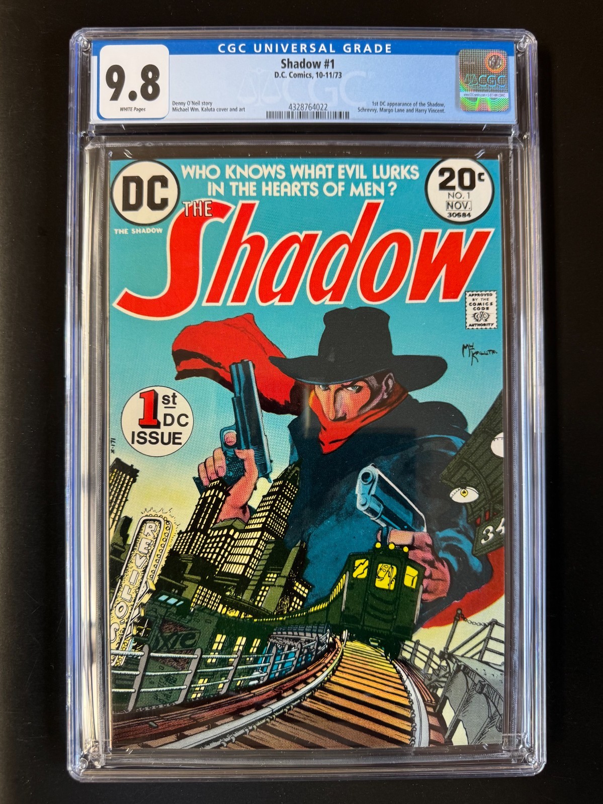 SHADOW #1 CGC 9.8 DC Comics 1973 – WHITE PAGES/EXCEL Colors & High Gloss
