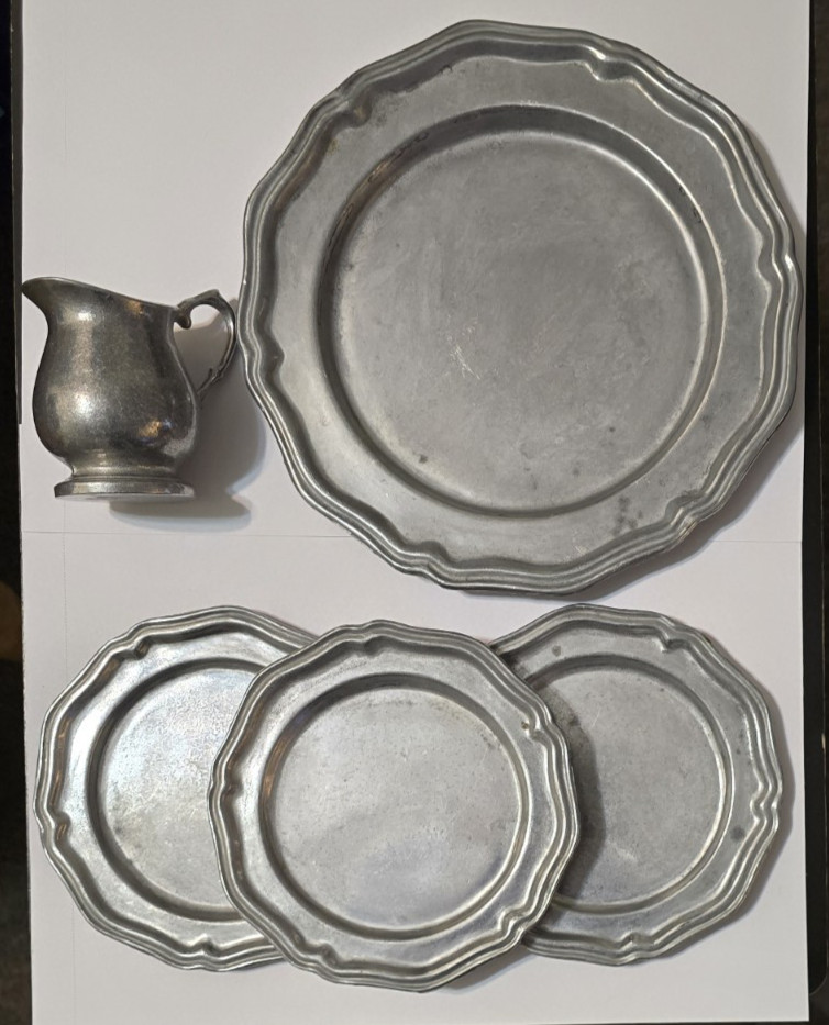 Mixed Vintage Pewter & Armetale Replacements: Crown Castle Ltd & Wilton