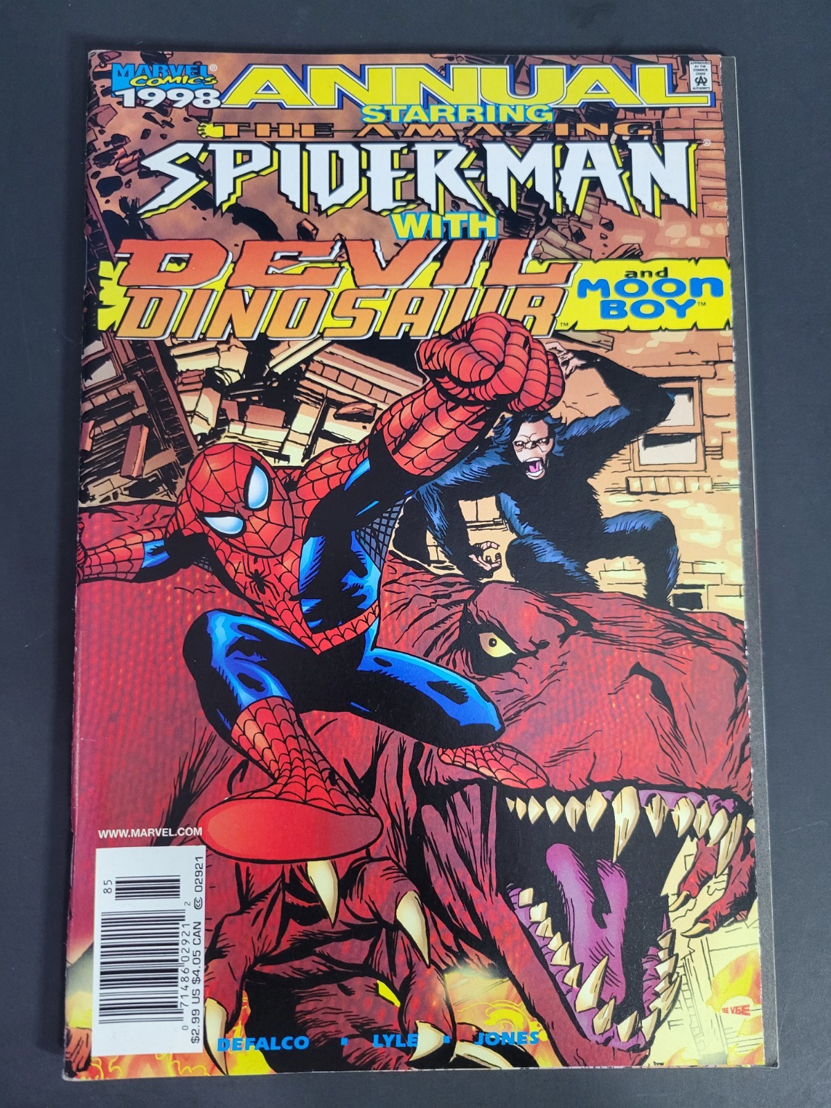 Amazing Spider-Man Annual #31 ’98 Marvel 1998 Devil Dinosaur & Moon Boy