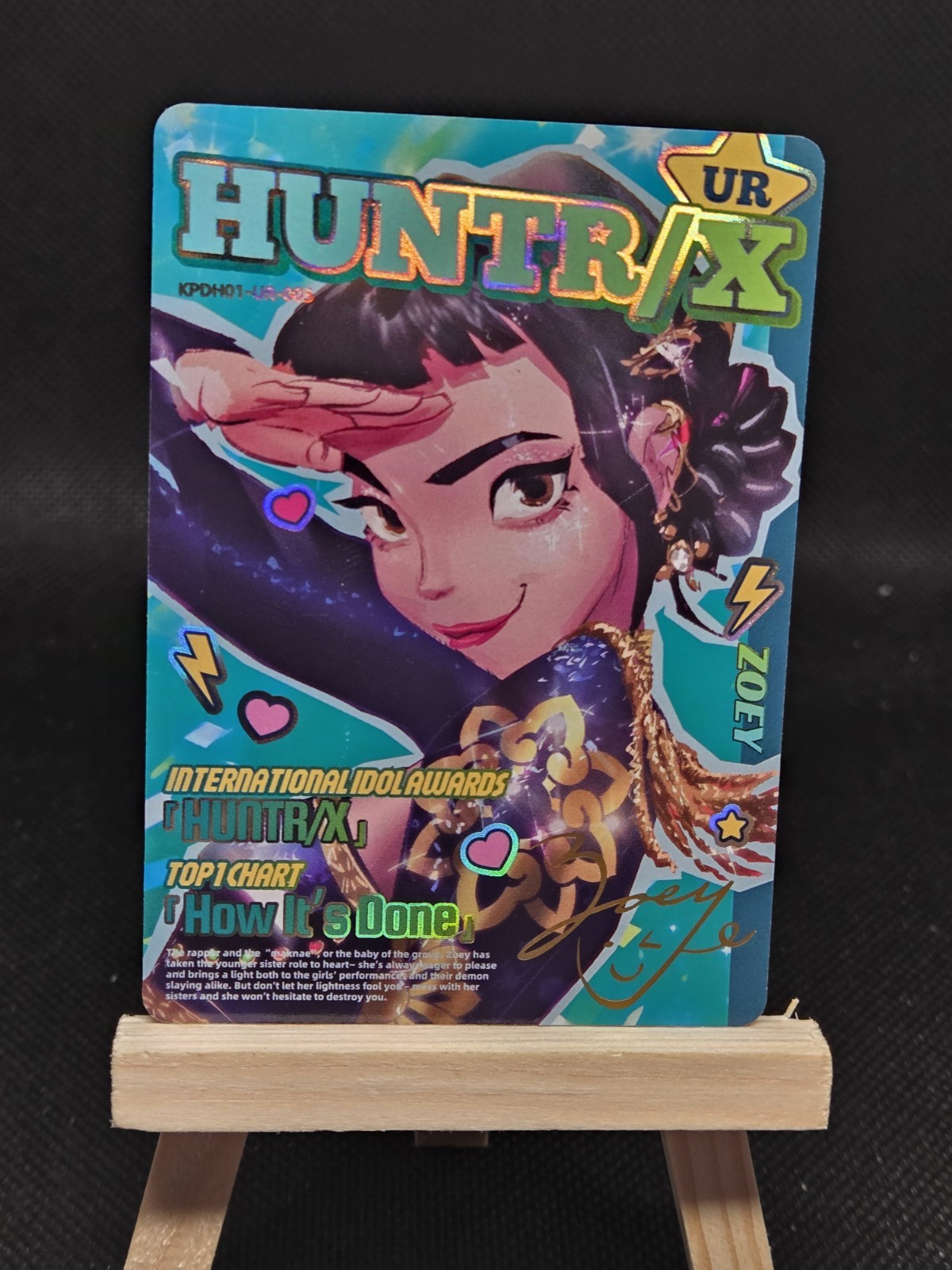 KAYOU KPop Demon Hunters HUNTR/X UR Zoey How It’s Done Card KPD101-UR-009
