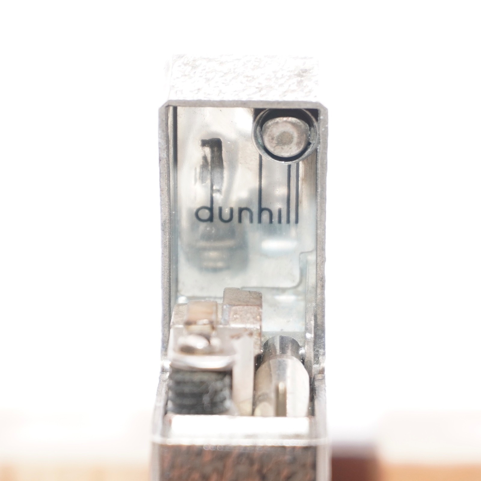 Dunhill Lighter Silver Sand Pattern-Ultrasonically Cleaned_Working