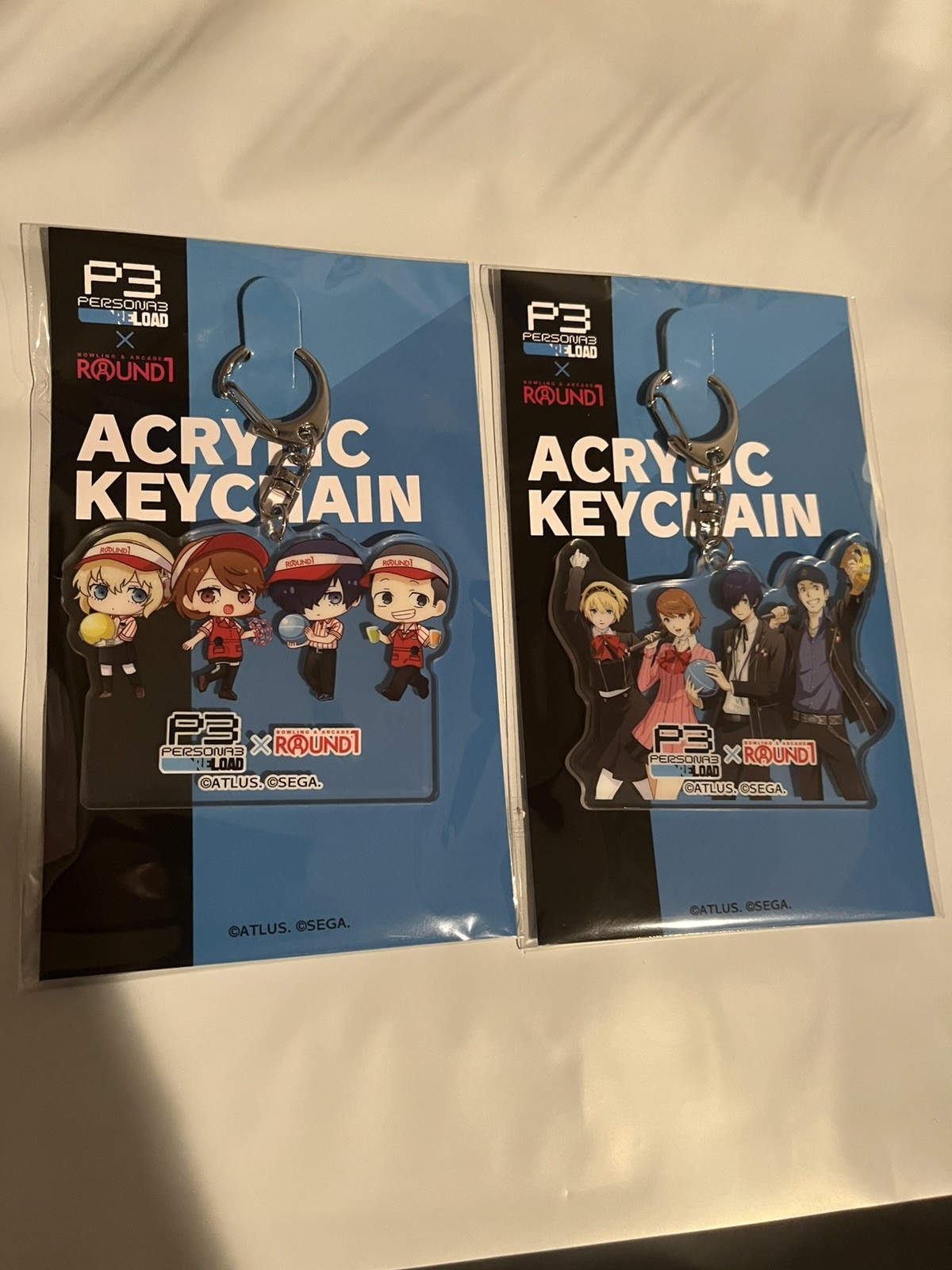 SEGA ATLUS Persona 3 Reload x ROUND 1 acrylic keychain toy merch round1 collab