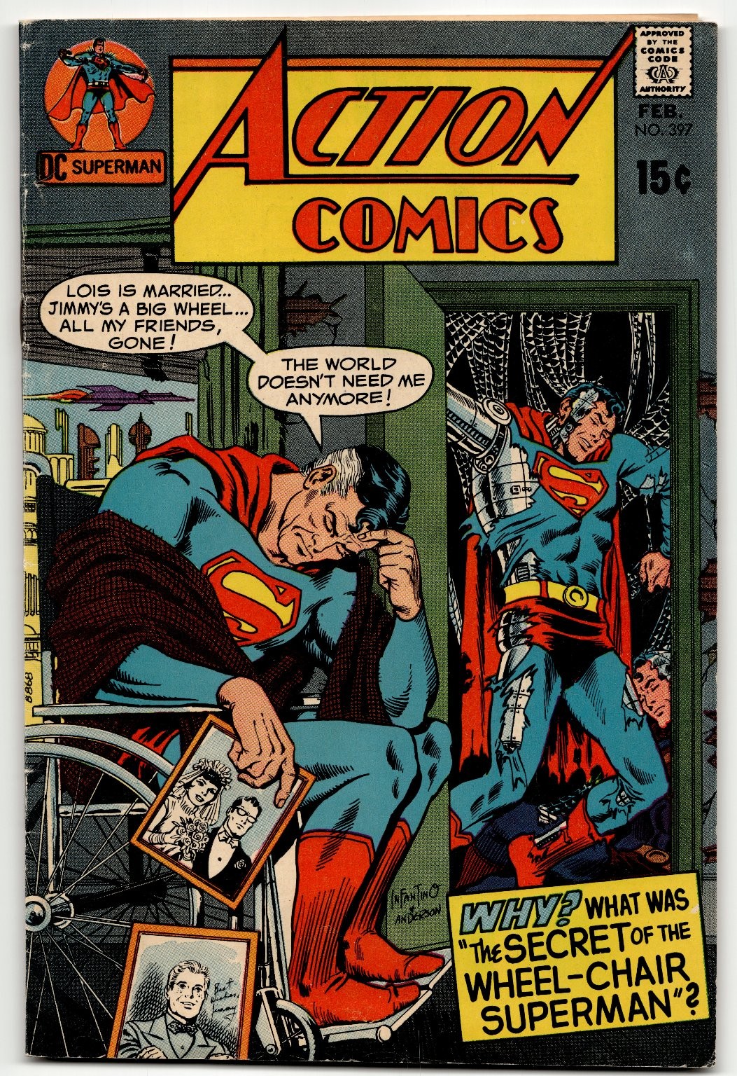 Action Comics #397 DC Comics Carmine Infantino Murphy Anderson 1971