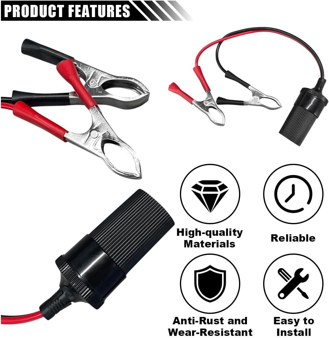 High-Quality 12V Extension Socket for Cars, Boats & More – All-Weather Use