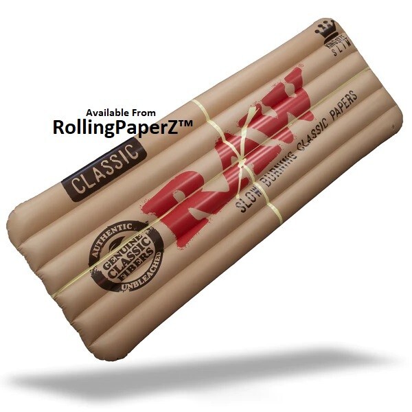 NEW! RAW Rolling Papers Inflatable Floaty Pool/ Lake Raft Swimming RAWthentic!