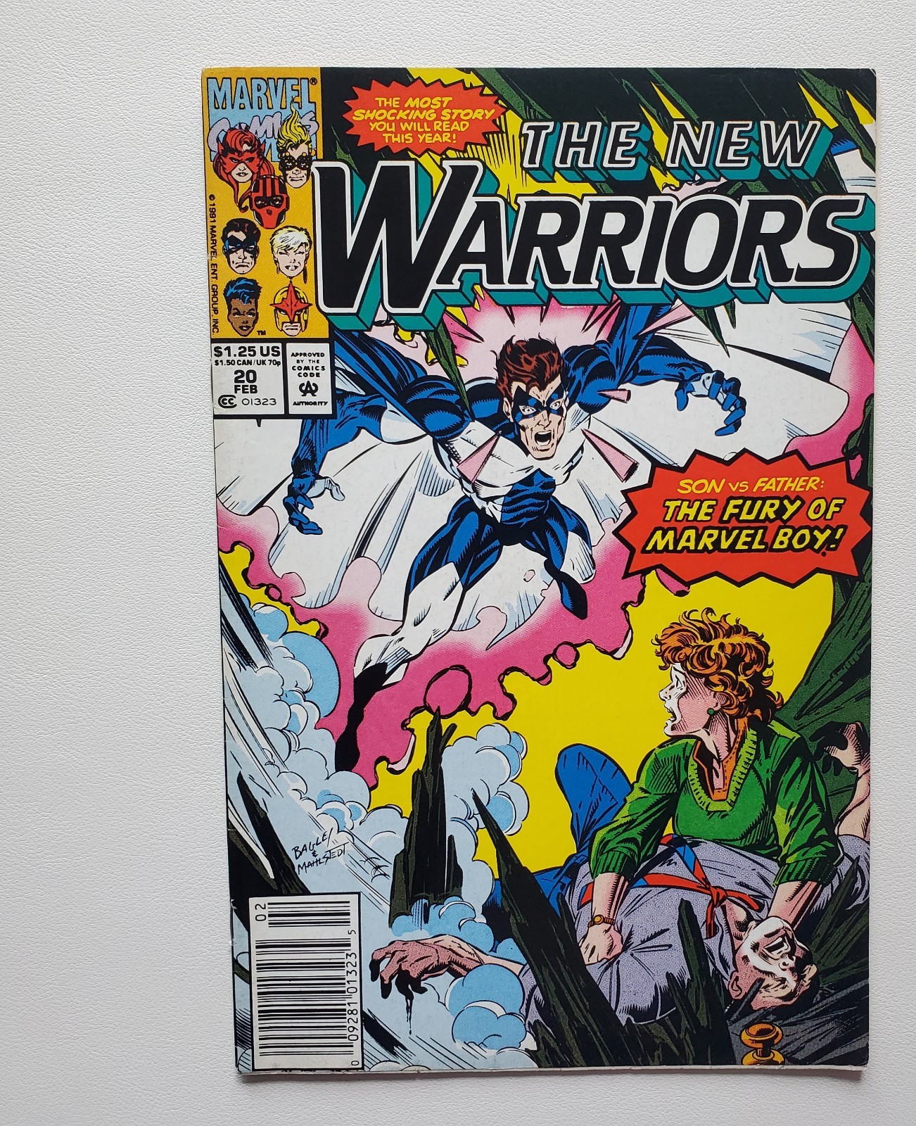 The New Warriors #23 (1992) — Direct Edition
