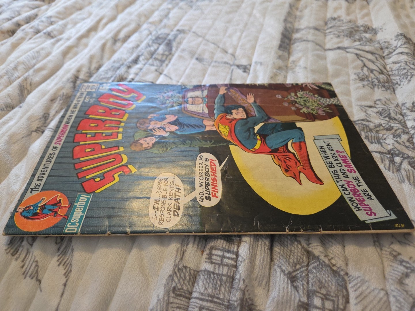 DC Superboy Vol 1 #169 October 1970 No Escape for Superboy! Bronze AgeComic Book