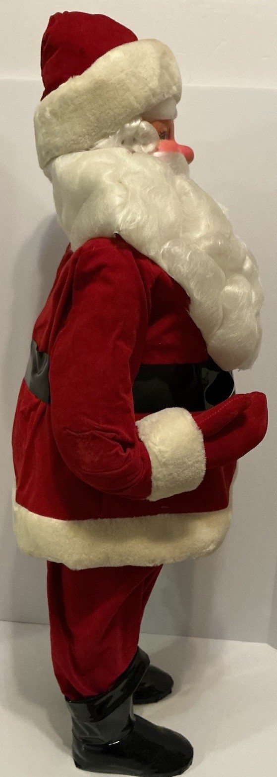 VINTAGE HAROLD GALE SANTA CLAUS 1950’S CHRISTMAS STORE DISPLAY ADVERTISING 38”