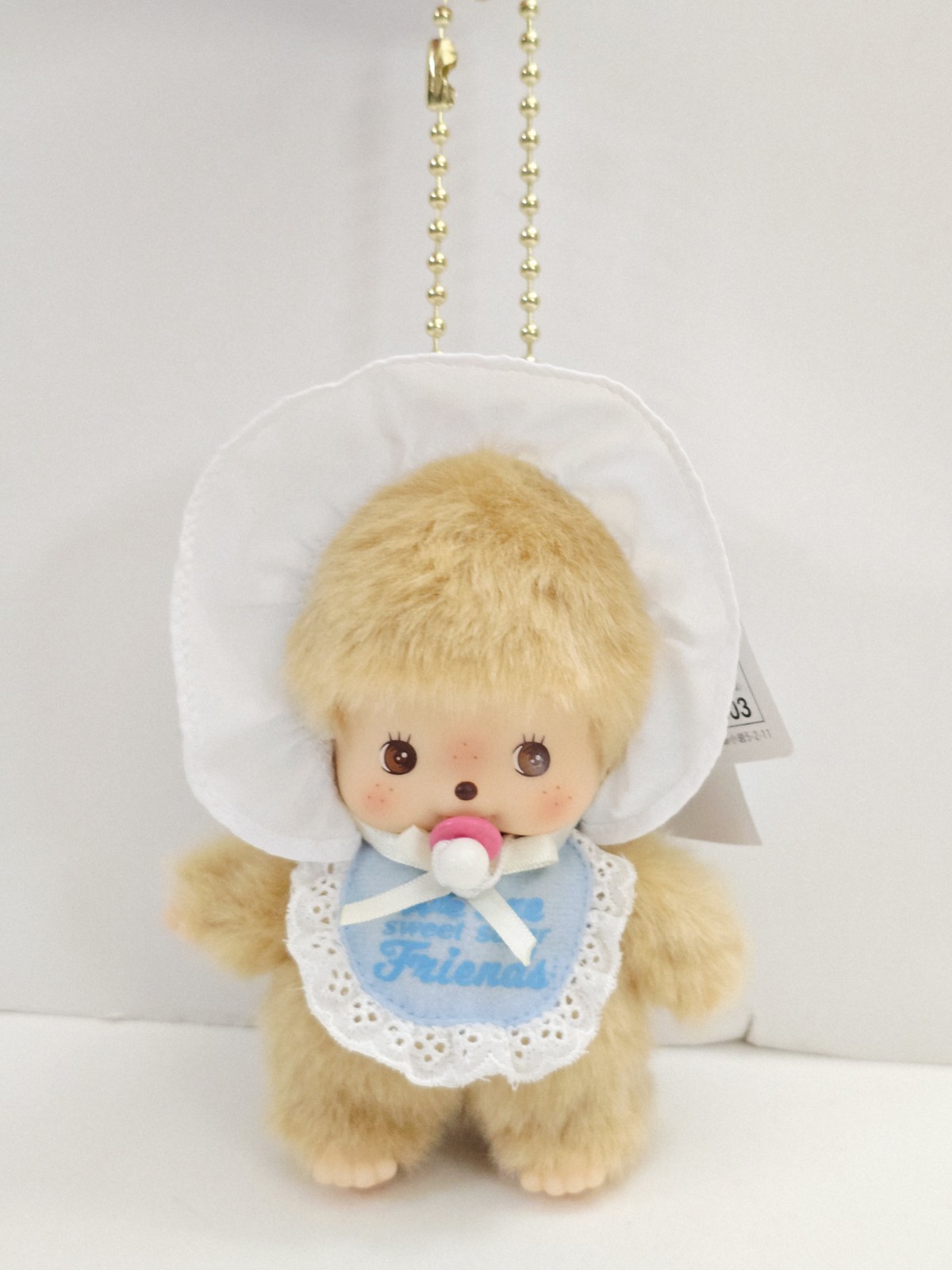 Monchhichi Bebichhichi Sweet Sugar Brown Mascot Plush Keychain Babychic S Boy