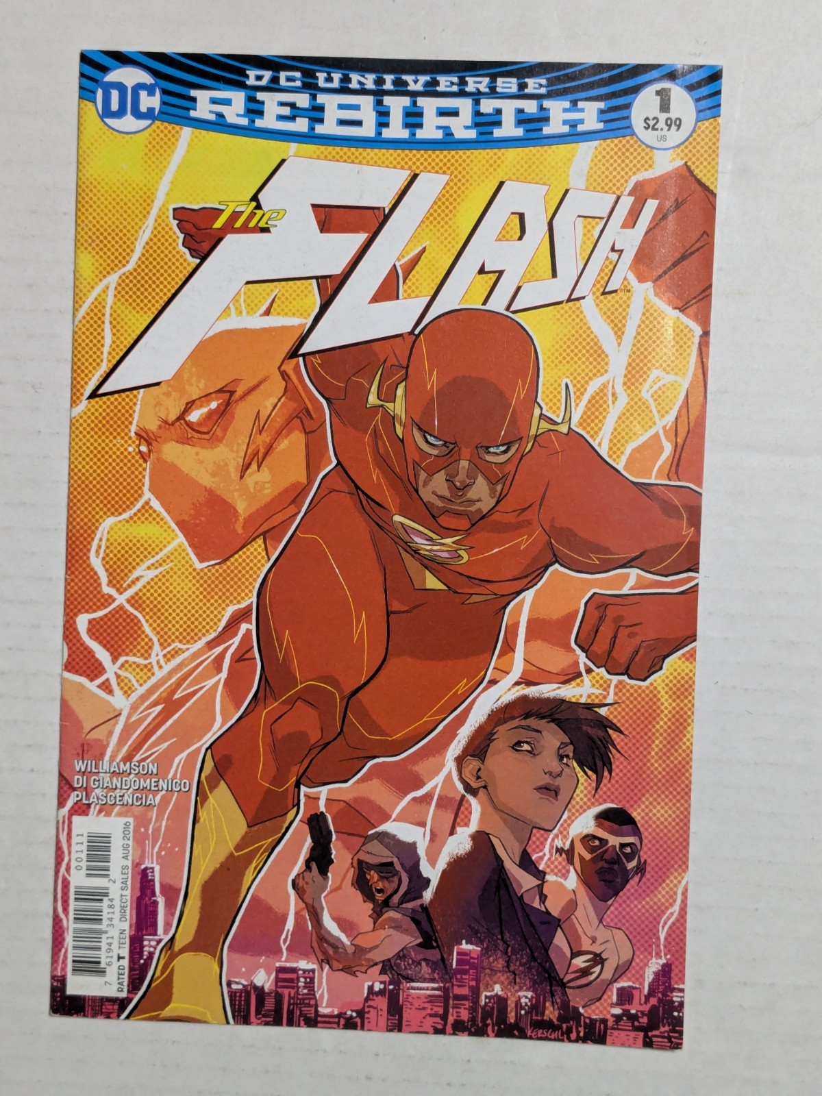 2016 DC Universe Rebirth #1 – The Flash – Williamson – VF/NM Buy 3 = 25% off