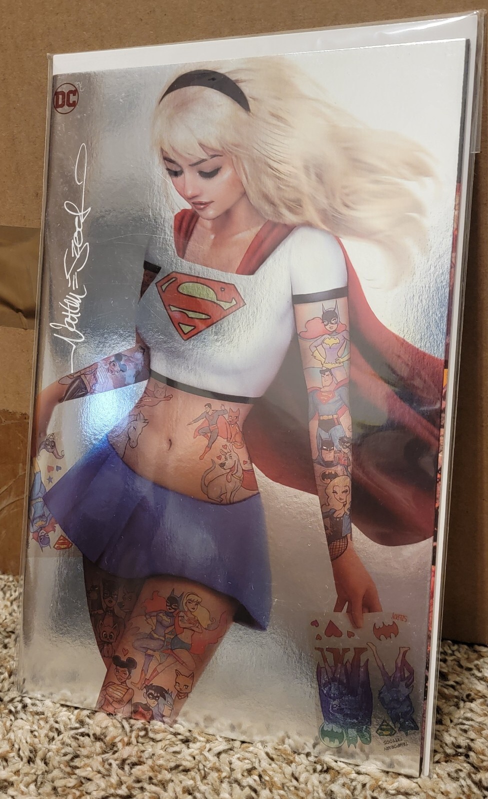 ACTION COMICS PRESENTS DOOMSDAY SPECIAL #1 ONE SHOT FOIL SIGNED BY SZERDY W/COA