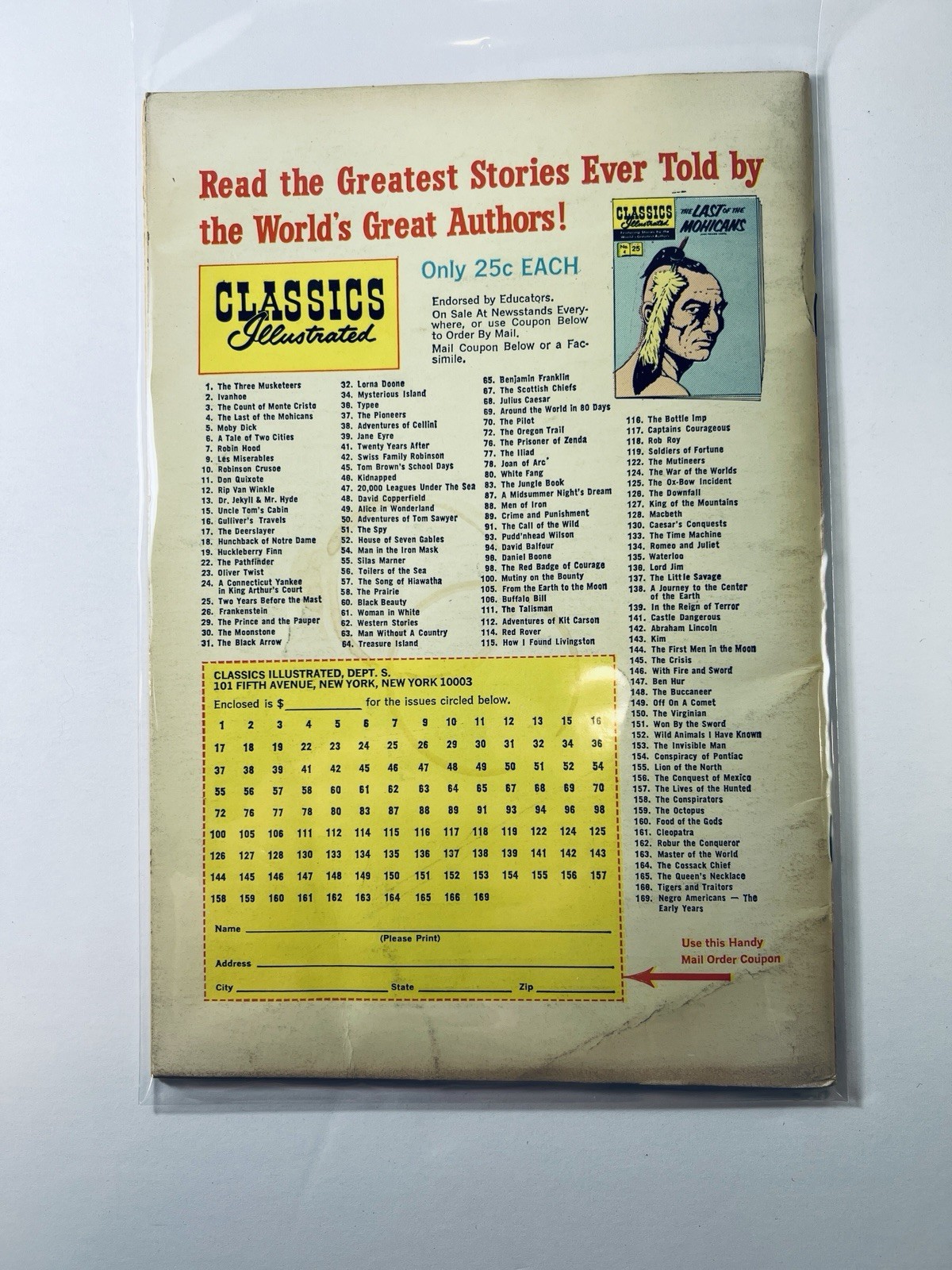 Classics Illustrated The Prince and the Pauper #29 Golden Age 1938-55 Comic Book