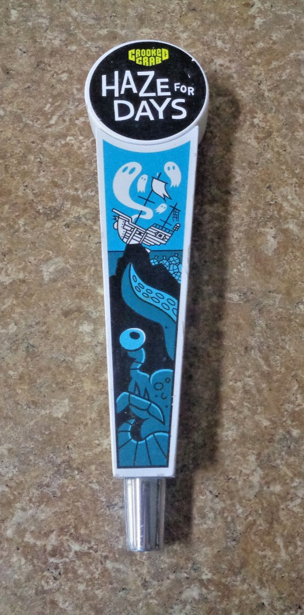Crooked Crab ~ HAZE FOR DAYS ~ Tap Handle Knob