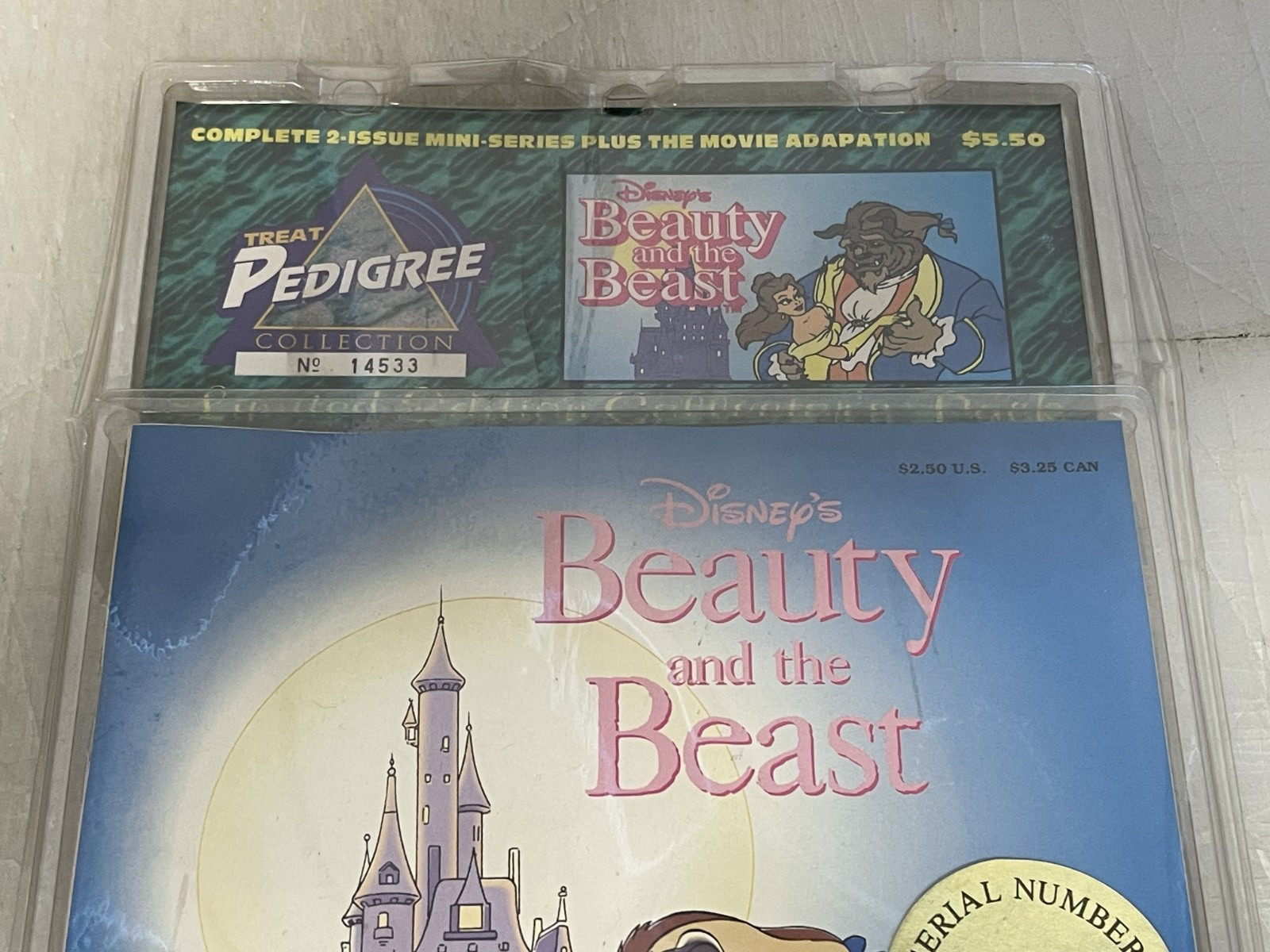 DISNEYS BEAUTY AND THE BEAST MOVIE ADAPATION PEDIGREE 2 ISSUE MINI SERIES