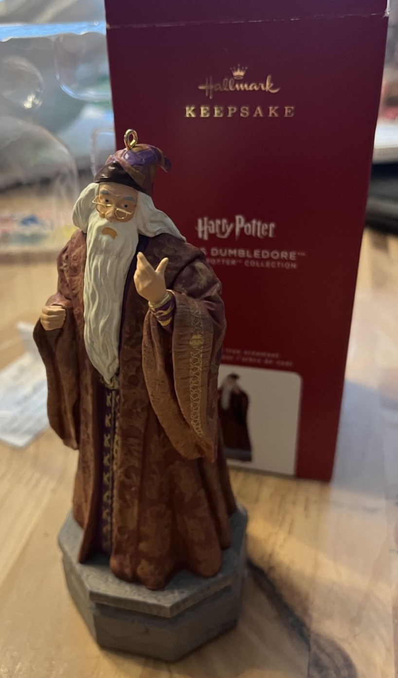 2020 Albus Dumbledore Hallmark Ornament Power Cord Required NOT INCLUDED