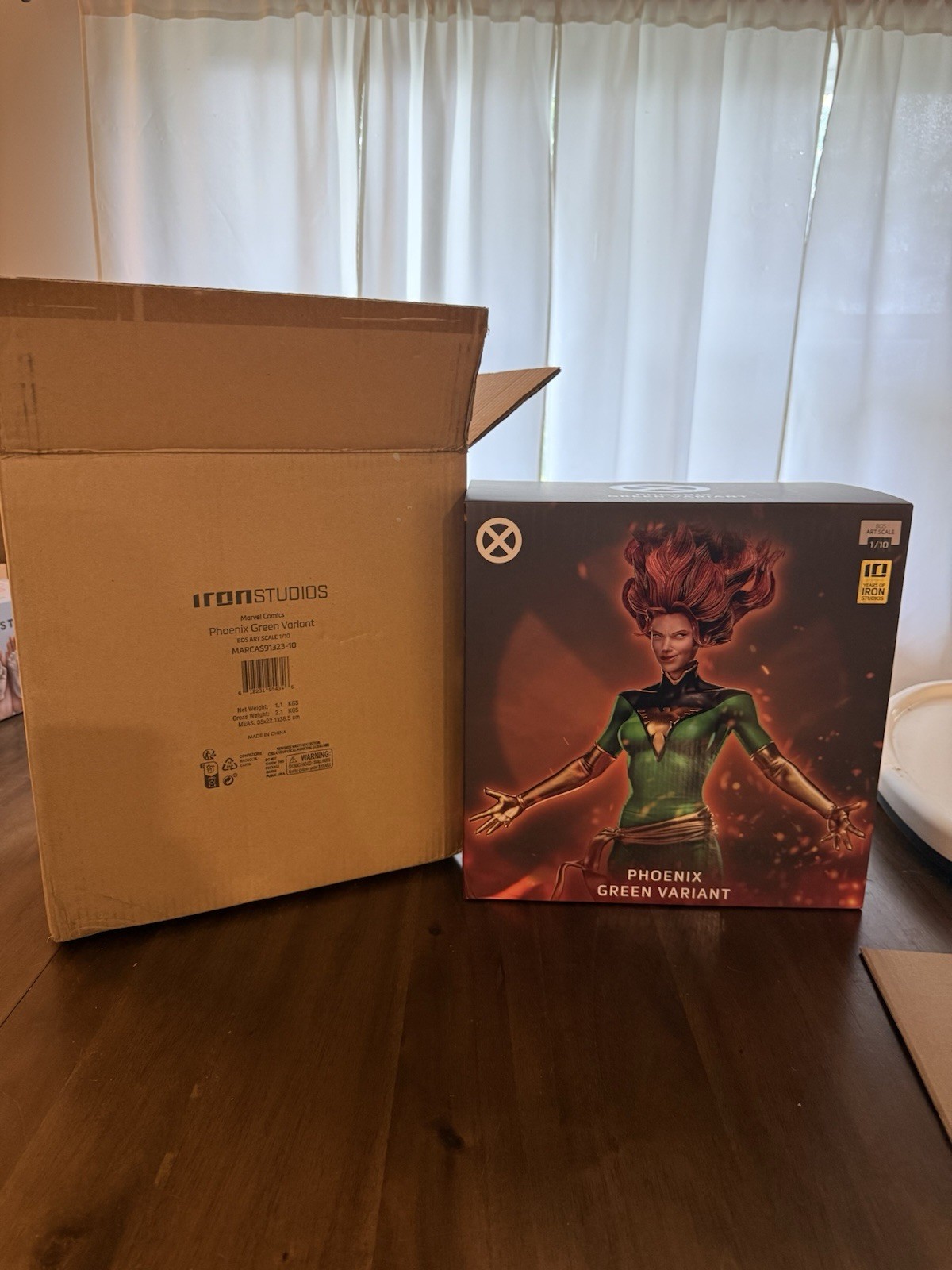 Iron Studios Exclusive Statue – Jean Grey Phoenix 1/10 GREEN VARIANT – RARE!!