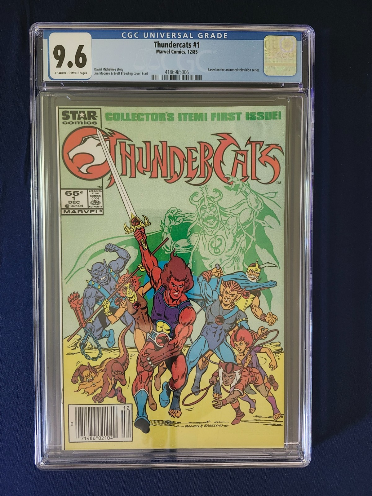 ThunderCats #1 CGC 9.6 WP NEWSSTAND 1985 Star Comics 1st Lion-O Key
