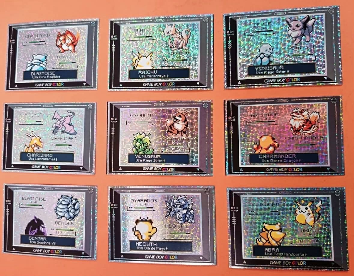 Pokémon Chibi Evolutions Nintendo Trading Card Lot Holo Game Boy Color