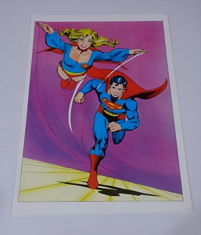 1978 Neal Adams Supergirl Superboy poster 1:Superman/Legion of Super-Heroes ally