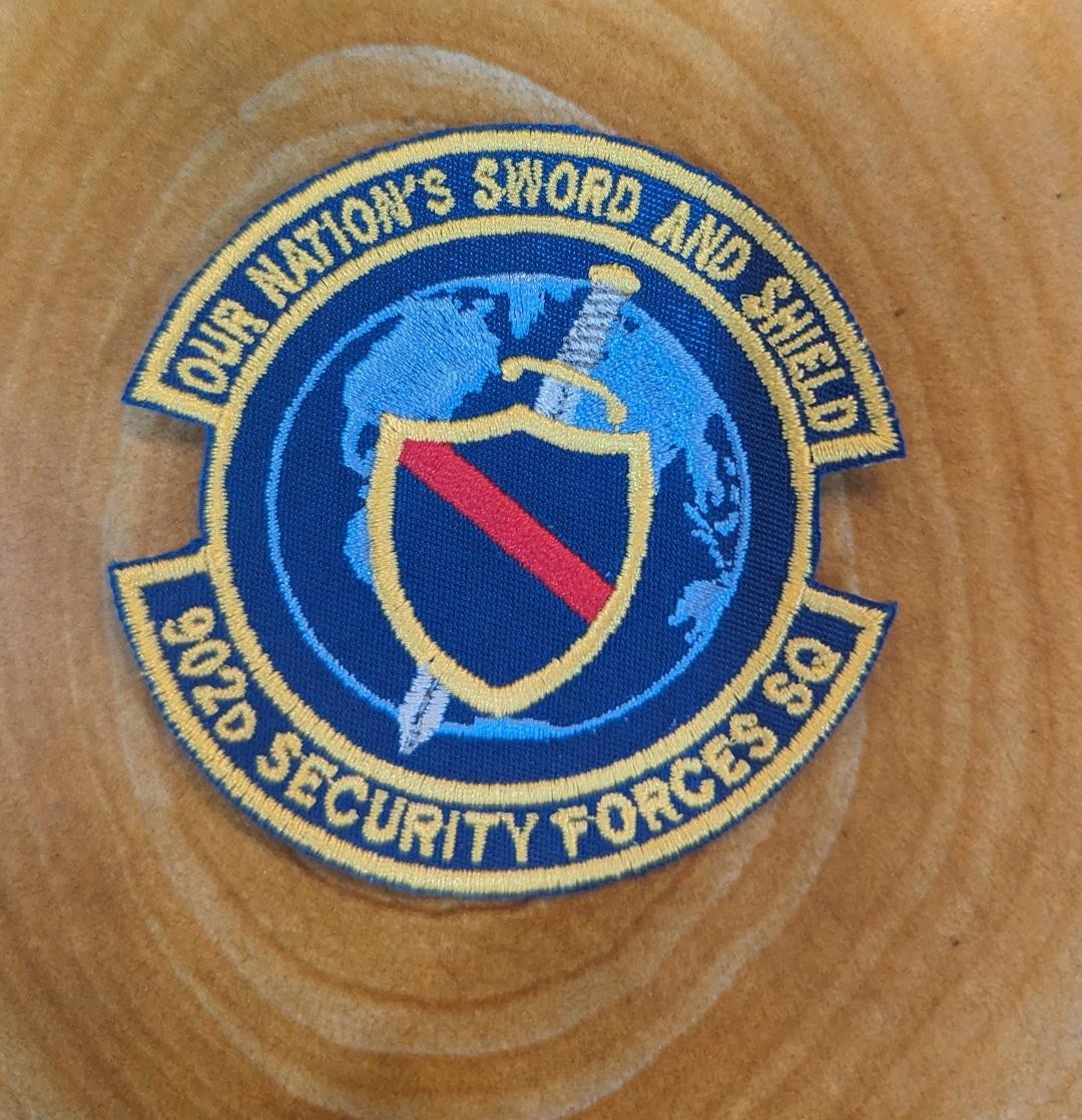 Air Force Security Forces Military Patch (902nd Security Forces Squadron)