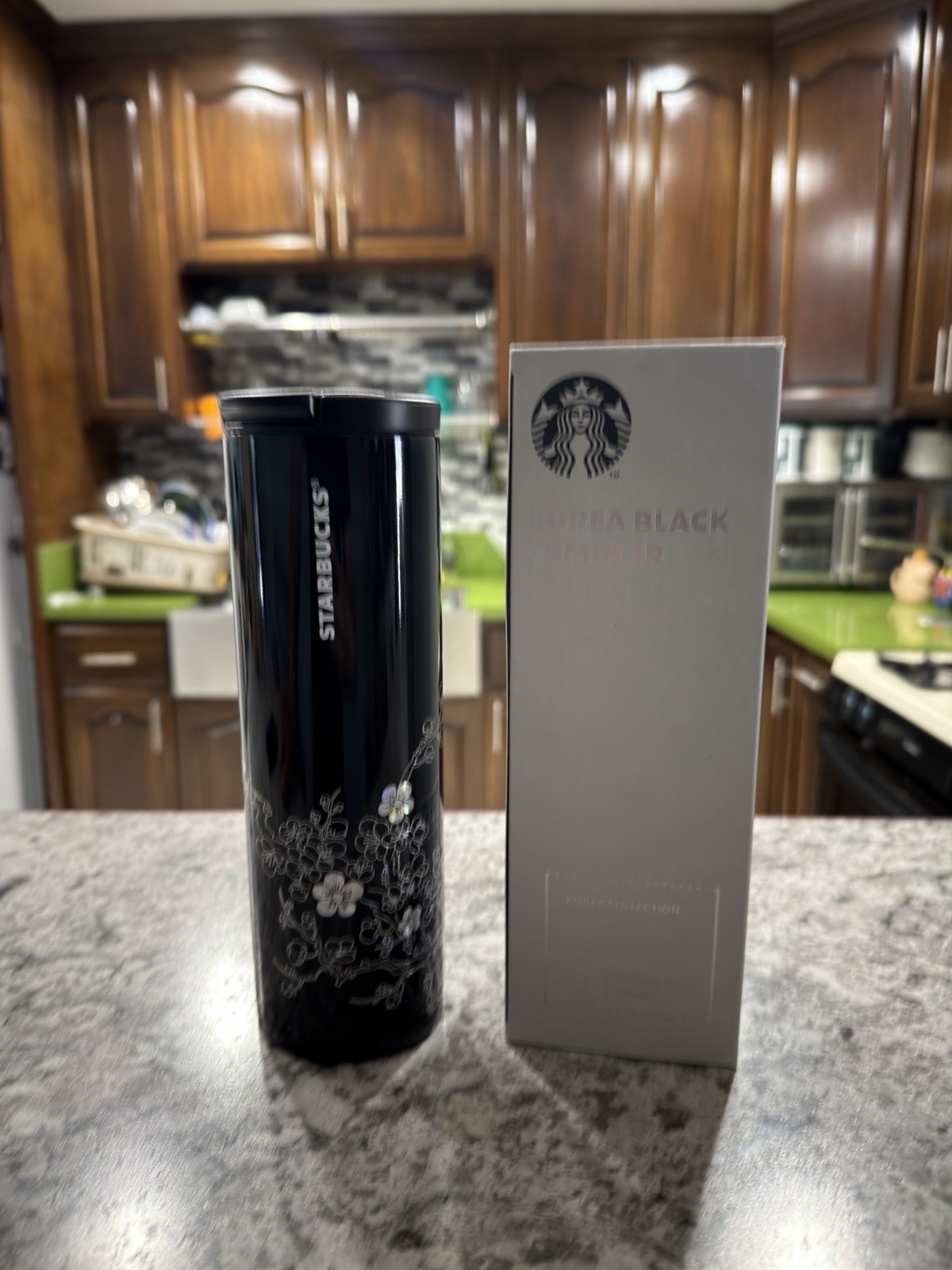US Seller Starbucks Korea 2024 SS Korea black tumbler 473ml