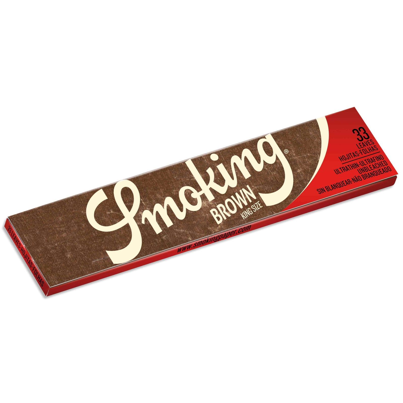 Smoking Brown Rolling Papers King Size 110mm – (Box of 50 Booklets)