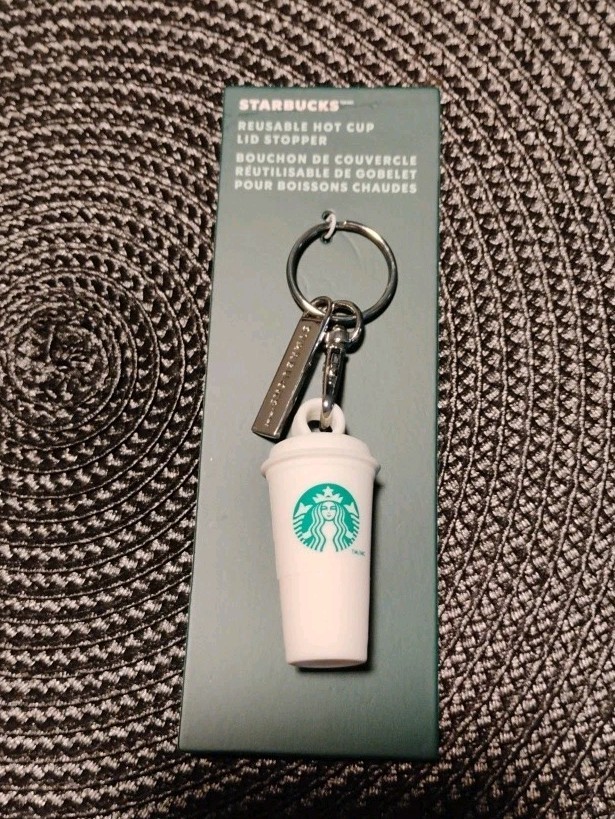 Starbucks Stopper Keychain for Reusable Cup New Release 2025