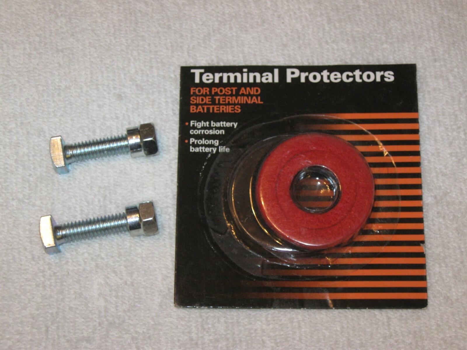 Allis Chalmers WD D17 D10 D12 D14 D15 Battery Cable Bolts & Terminal Protectors