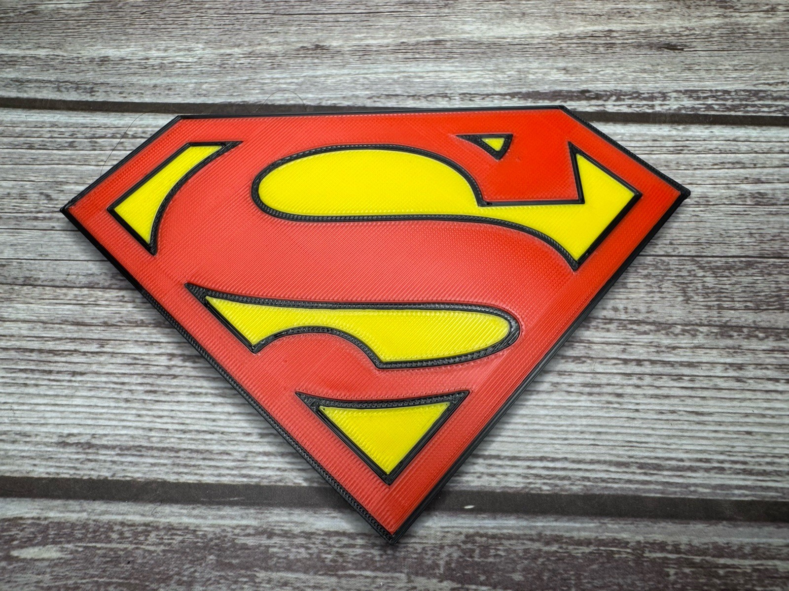 Superman Chest Emblem Logo: Wall Art – Collectable Sign Decor mount display DC
