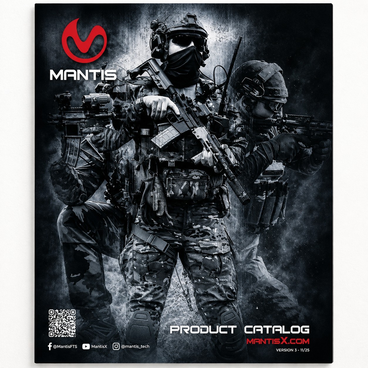 Mantis Achieve Overmax 2025 Product Catalog Leaflet Military 10 Pages