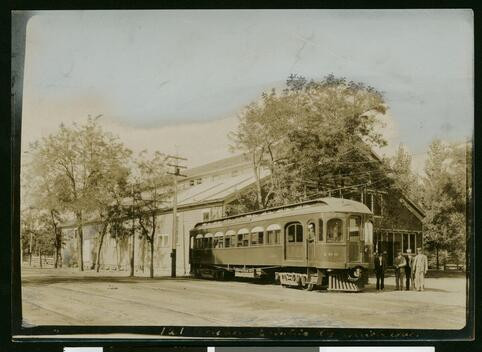 Northern Electric Railway Company car in Chico 1910 California Old Photo