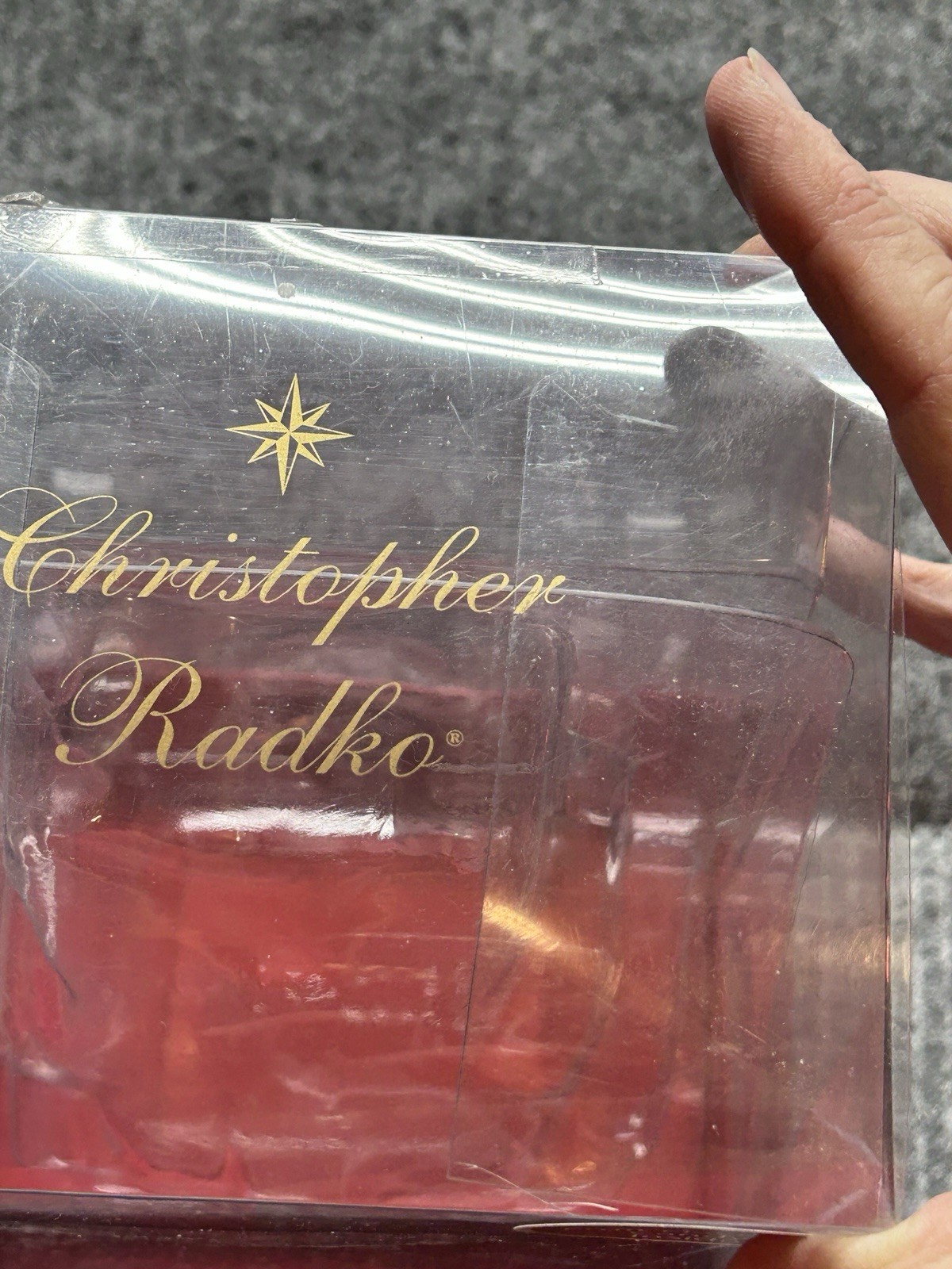 Christopher Radko Candy Dish Presents Trio Metallic Multicolored 2006 New In Box