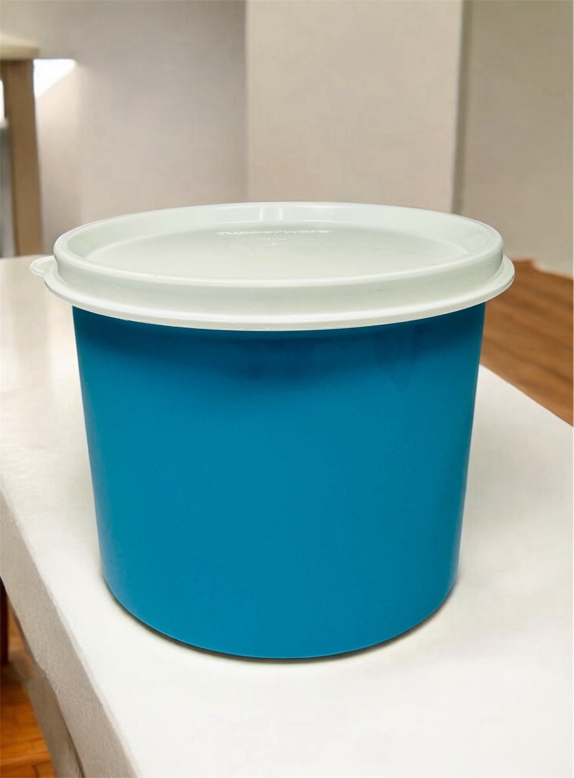Tupperware Small 2 cup Container Canister BLUE Snack Travel Kids Meal Prep 4623B