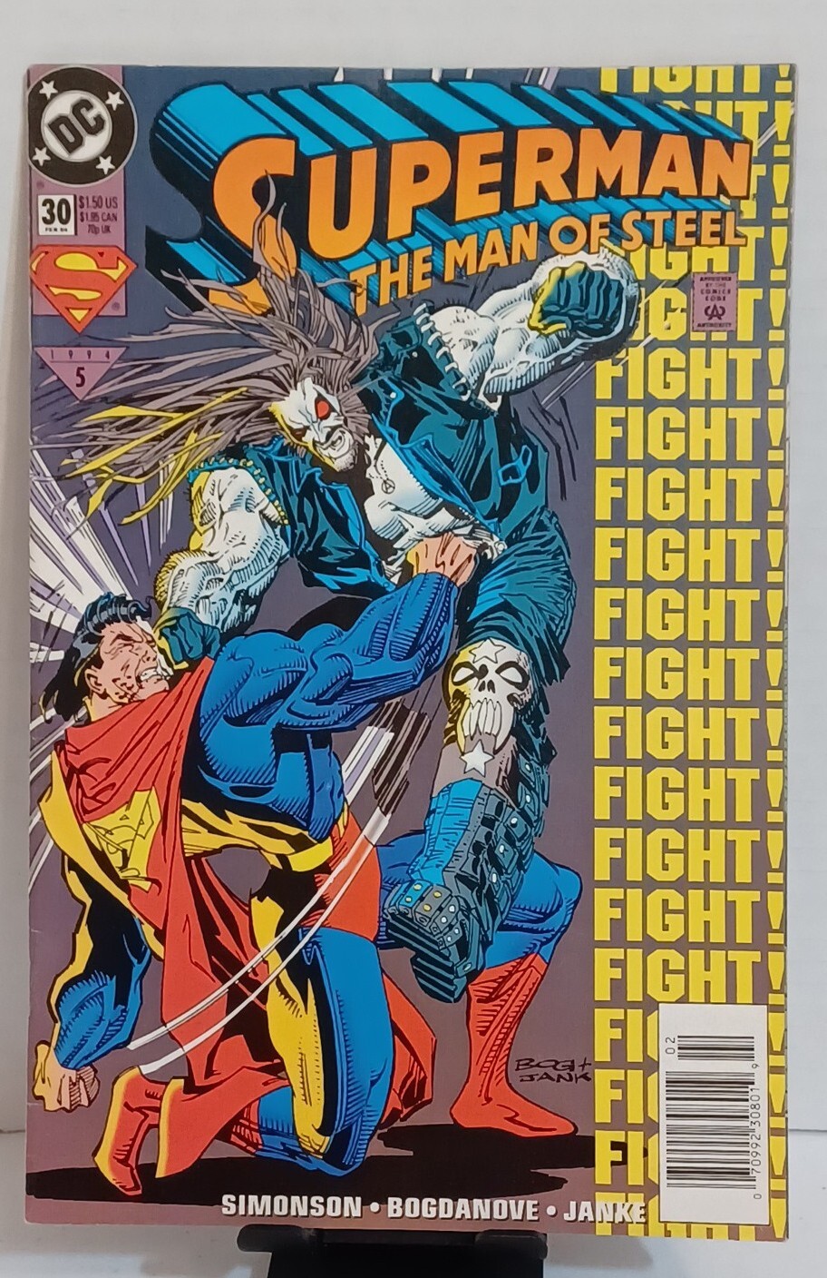 DC Comics Superman: The Man of Steel #30 February 1994 Lobo Clark Kent Janke