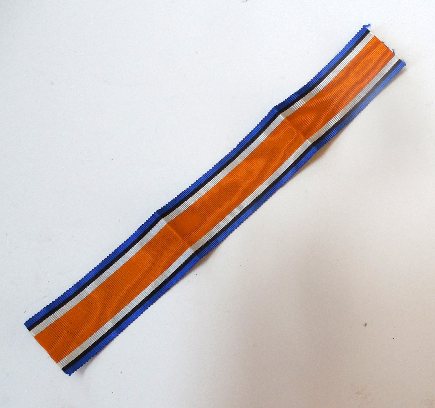 British World War I 1914-1918 War Medal Ribbon 6 Inches Original Govt. Issue