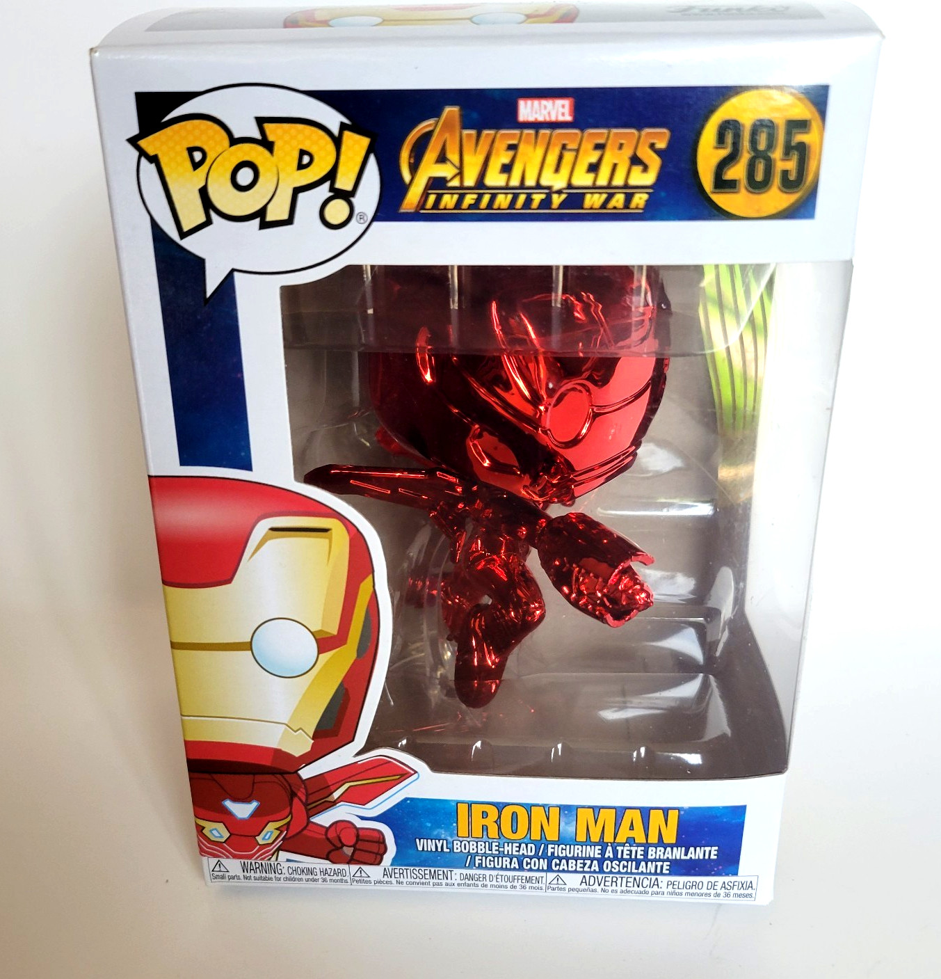 Funko Pop! Iron Man Marvel Agengers Infinity War 285 Bobble-Head NEW