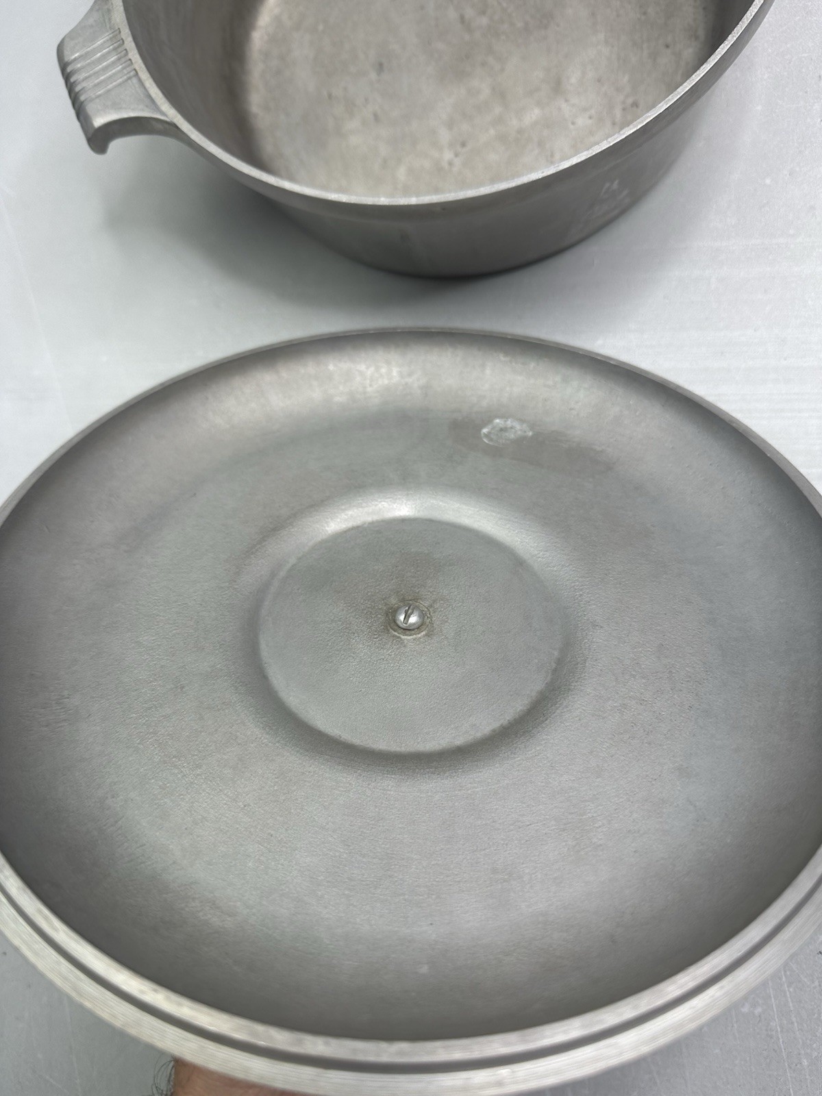 Vintage Wagner Ware MAGNALITE 4056 3.5qt Cast Aluminum Stock Pot Dutch Oven