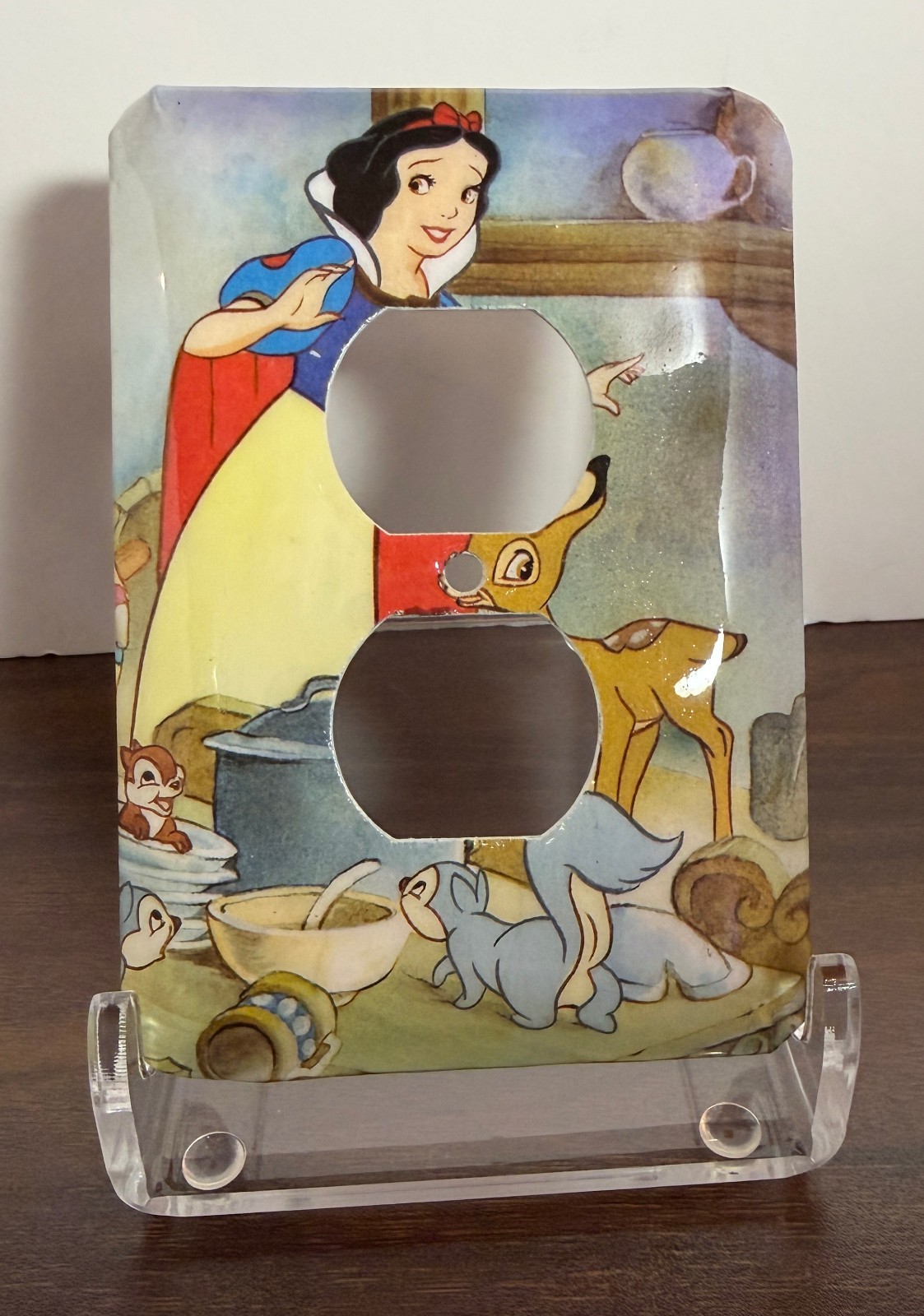 Disney Snow White Vintage Book Switch Plate Wall Light Cover Princess Childrens